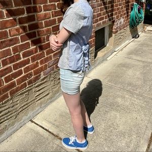 New Look grey shirt with stripped back